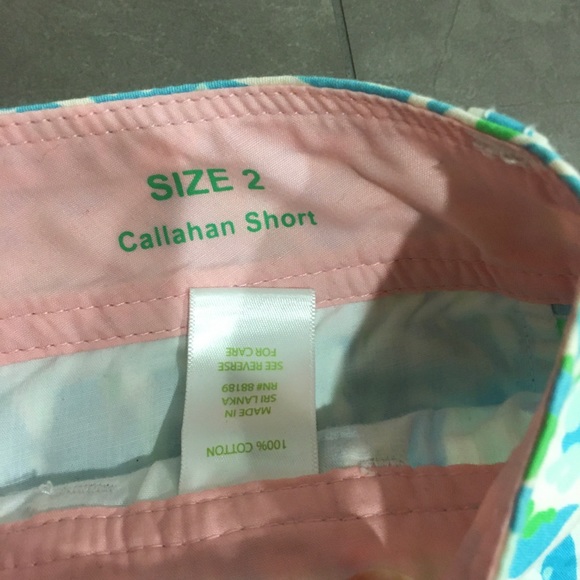 EUC Lilly Pulitzer Callahan Shorts size 2 - Picture 4 of 6